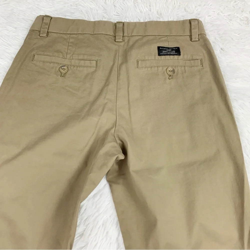 Banana Republic 28x32‎ Men's Aiden chino Pants slim fit in tan